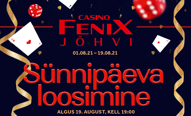 Jõhvi Fenix Casino sünnipäev Jõhvi Fenix Casino sünnipäev