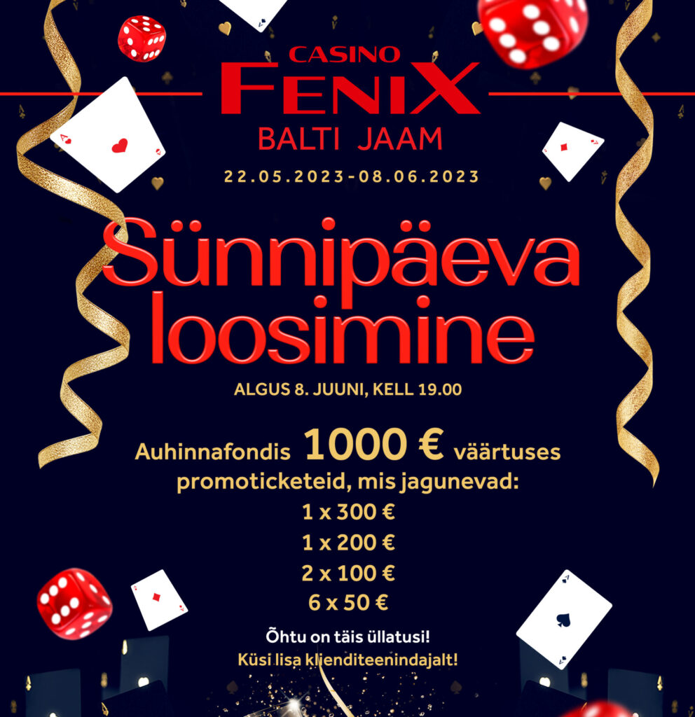 Balti Jaama Fenix Casino sünnipäev Balti Jaama Fenix Casino sünnipäev